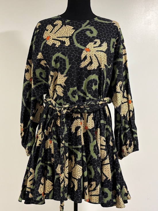 RHODE Dresses & Skirts - RHODE Ella Mini Dress Floral flowy ruffled relaxed Scandi girl all natural sz S
